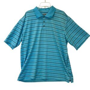 Kirkland Signature Performance  Men's 3-Button Golf Polo Shirt Size XXL in Blue